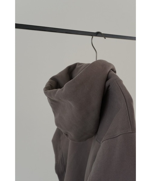 LA PEAU DE GEM（ラポドゥジェム）の「【la peau de gem.】クロップドパーカー（Tシャツ/カットソー・レディース・チャコールグレー/ベージュ/バーガンディー・FREE）」の10枚目の写真