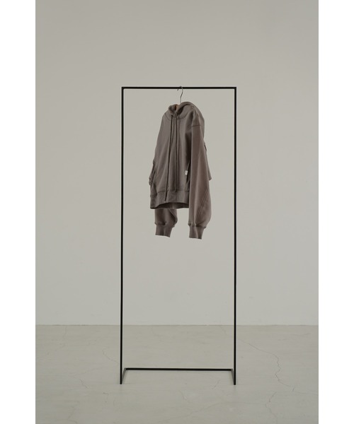 LA PEAU DE GEM（ラポドゥジェム）の「【la peau de gem.】クロップドパーカー（Tシャツ/カットソー・レディース・チャコールグレー/ベージュ/バーガンディー・FREE）」の16枚目の写真