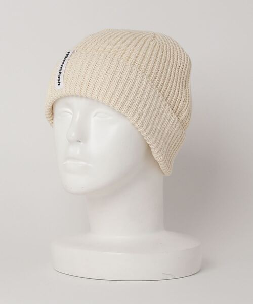 MANASTASH（マナスタッシュ）の「MANASTASH/マナスタッシュ　COTTON BEANIE コットンビーニー 7119037 ニットキャップ（ハット・メンズ・ブラック/グレー/ライム/インディゴブルー/キナリ・FREE）」の2枚目の写真