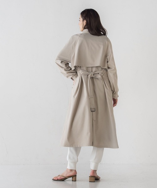 socolla（ソコラ）の「中綿ライナー付きスタンドカラーコート（その他アウター・レディース・オフホワイト/ベージュ・S/M）」の15枚目の写真