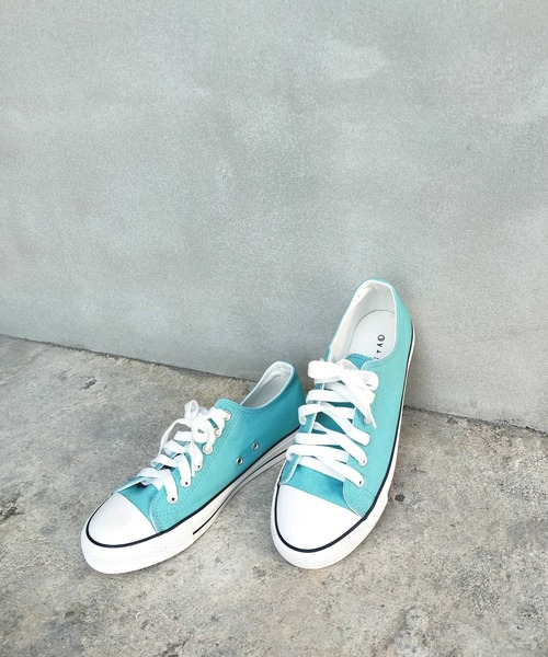 RETRO GIRL(レトロガール)の「スニーカー(スニーカー・レディース・グリーン/ブラック/ライトブルー/オフホワイト/ライトベージュ・M/L)」の5枚目の写真