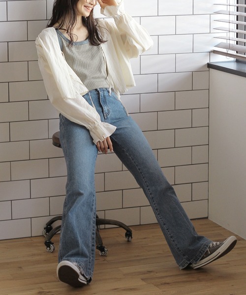 Crisp（クリスプ）の「ラウンドヘムリブタンク（タンクトップ・レディース・ホワイト/ブルー/グリーン・FREE）」の10枚目の写真