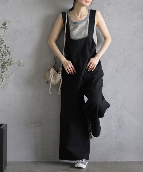 Crisp（クリスプ）の「ラウンドヘムリブタンク（タンクトップ・レディース・ホワイト/ブルー/グリーン・FREE）」の14枚目の写真