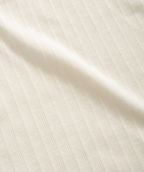 Crisp（クリスプ）の「ラウンドヘムリブタンク（タンクトップ・レディース・ホワイト/ブルー/グリーン・FREE）」の5枚目の写真