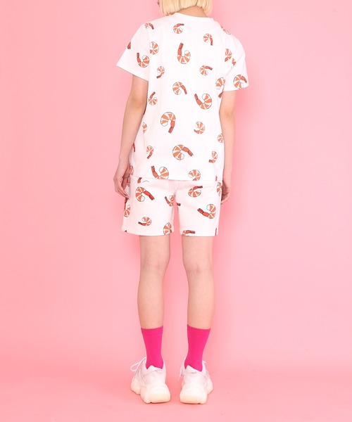 PUNYUS(プニュズ)の「フード総柄スウェットショーパン(スウェットパンツ・レディース・その他2・1/2/4/3)」の3枚目の写真