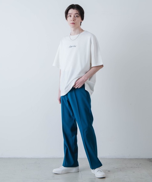 WEGO(ウィゴー)の「WEGO/イージケアセミフレアスラックス(スラックス・メンズ・ライトグレー/ブルー系その他/ブラック・LARGE/MEDIUM)」の12枚目の写真