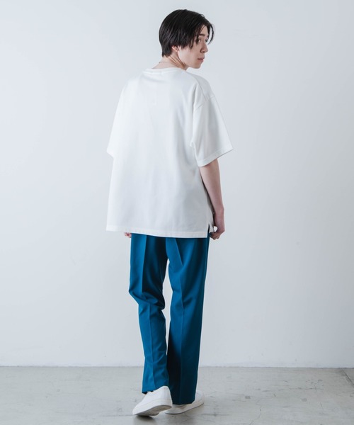 WEGO(ウィゴー)の「WEGO/イージケアセミフレアスラックス(スラックス・メンズ・ライトグレー/ブルー系その他/ブラック・LARGE/MEDIUM)」の10枚目の写真