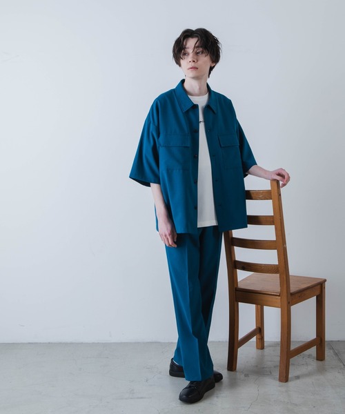 WEGO(ウィゴー)の「WEGO/イージケアセミフレアスラックス(スラックス・メンズ・ライトグレー/ブルー系その他/ブラック・LARGE/MEDIUM)」の8枚目の写真