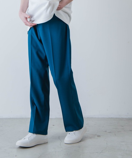 WEGO(ウィゴー)の「WEGO/イージケアセミフレアスラックス(スラックス・メンズ・ライトグレー/ブルー系その他/ブラック・LARGE/MEDIUM)」の5枚目の写真