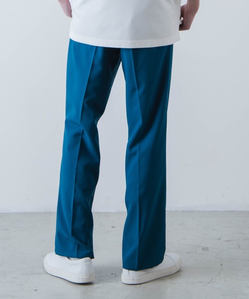 WEGO(ウィゴー)の「WEGO/イージケアセミフレアスラックス(スラックス・メンズ・ライトグレー/ブルー系その他/ブラック・LARGE/MEDIUM)」の4枚目の写真