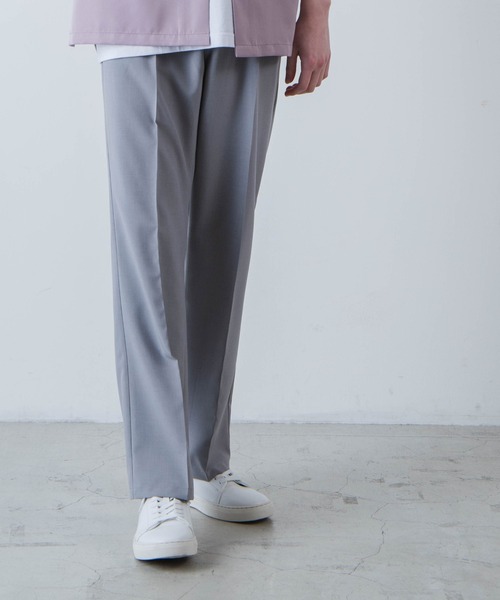 WEGO(ウィゴー)の「WEGO/イージケアセミフレアスラックス(スラックス・メンズ・ライトグレー/ブルー系その他/ブラック・LARGE/MEDIUM)」の14枚目の写真