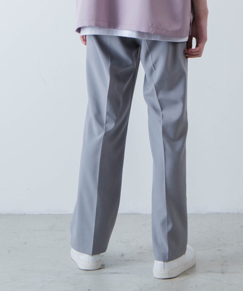 WEGO(ウィゴー)の「WEGO/イージケアセミフレアスラックス(スラックス・メンズ・ライトグレー/ブルー系その他/ブラック・LARGE/MEDIUM)」の13枚目の写真