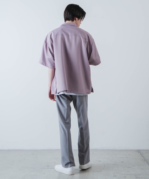 WEGO(ウィゴー)の「WEGO/イージケアセミフレアスラックス(スラックス・メンズ・ライトグレー/ブルー系その他/ブラック・LARGE/MEDIUM)」の19枚目の写真