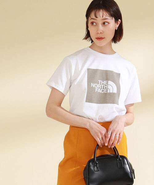 THE NORTH FACE(ザノースフェイス)の「THE NORTH FACE / ショートスリーブ カラード スクエア ロゴ Tシャツ(Tシャツ/カットソー・レディース・グレー/ブルー/グリーン系その他2・MEDIUM)」の4枚目の写真