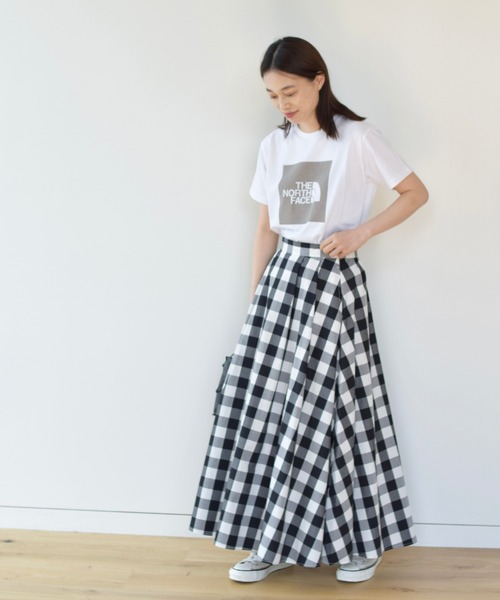 THE NORTH FACE(ザノースフェイス)の「THE NORTH FACE / ショートスリーブ カラード スクエア ロゴ Tシャツ(Tシャツ/カットソー・レディース・グレー/ブルー/グリーン系その他2・MEDIUM)」の10枚目の写真