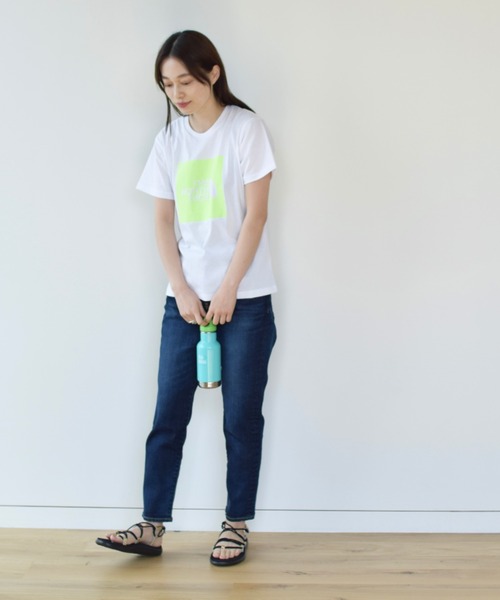 THE NORTH FACE(ザノースフェイス)の「THE NORTH FACE / ショートスリーブ カラード スクエア ロゴ Tシャツ(Tシャツ/カットソー・レディース・グレー/ブルー/グリーン系その他2・MEDIUM)」の12枚目の写真