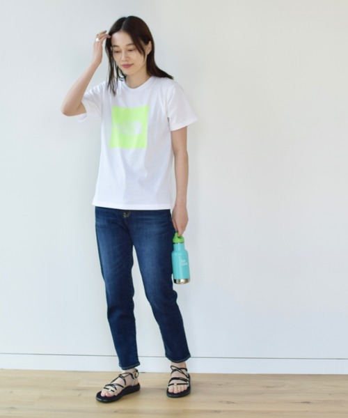 THE NORTH FACE(ザノースフェイス)の「THE NORTH FACE / ショートスリーブ カラード スクエア ロゴ Tシャツ(Tシャツ/カットソー・レディース・グレー/ブルー/グリーン系その他2・MEDIUM)」の13枚目の写真