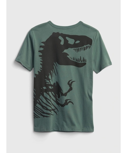 GAP（ギャップ）の「GapKids ジュラシックパーク  Tシャツ（Tシャツ/カットソー・キッズ・グリーン/マルチ・S/M/L/XL/XS/XXL）」の2枚目の写真