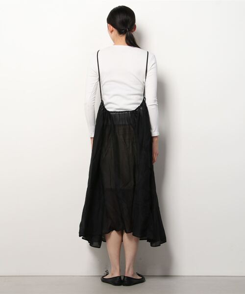 MANASTASH（マナスタッシュ）の「MANASTASH/マナスタッシュ　コットンシルクワンピース（ワンピース・レディース・グリーン/ブラック・FREE）」の3枚目の写真