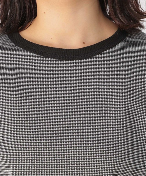 studio CLIP(スタディオクリップ)の「ポコポコカットTシャツ(Tシャツ/カットソー・レディース・その他1/ブルー/オフホワイト・MEDIUM/LARGE)」の9枚目の写真