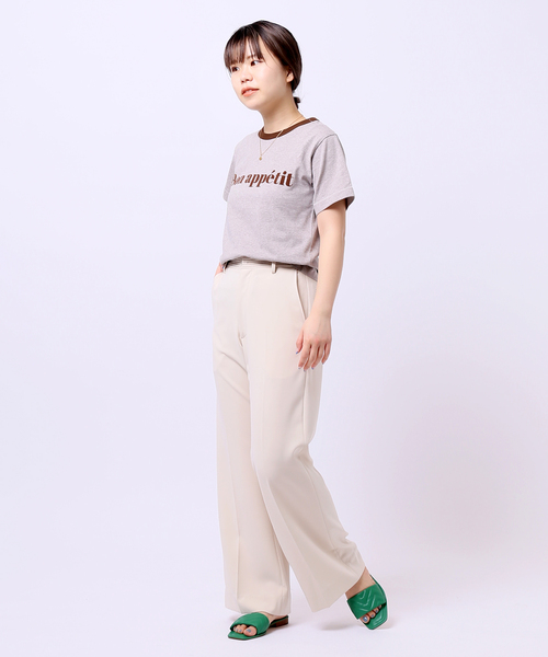 JOINT WORKS(ジョイントワークス)の「J-BonappetitプリントTシャツ(Tシャツ/カットソー・レディース・パープル/ブラウン/グレー/グリーン・FREE)」の5枚目の写真
