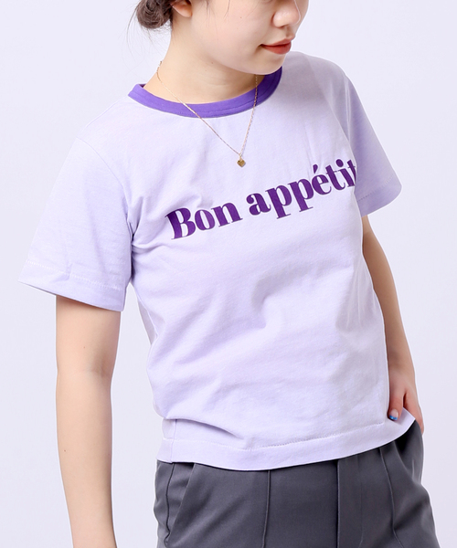 JOINT WORKS(ジョイントワークス)の「J-BonappetitプリントTシャツ(Tシャツ/カットソー・レディース・パープル/ブラウン/グレー/グリーン・FREE)」の8枚目の写真
