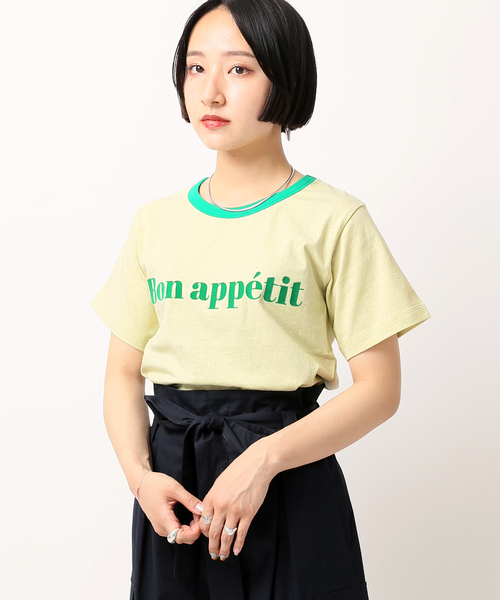 JOINT WORKS(ジョイントワークス)の「J-BonappetitプリントTシャツ(Tシャツ/カットソー・レディース・パープル/ブラウン/グレー/グリーン・FREE)」の13枚目の写真