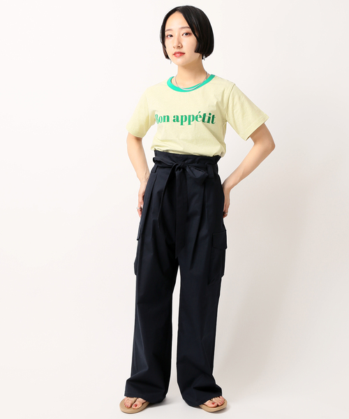 JOINT WORKS(ジョイントワークス)の「J-BonappetitプリントTシャツ(Tシャツ/カットソー・レディース・パープル/ブラウン/グレー/グリーン・FREE)」の15枚目の写真