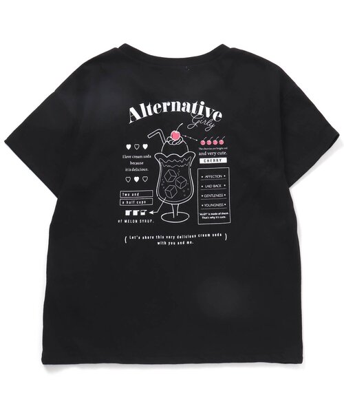 バックプリントT（Tシャツ/カットソー）｜algy（アルジー）の