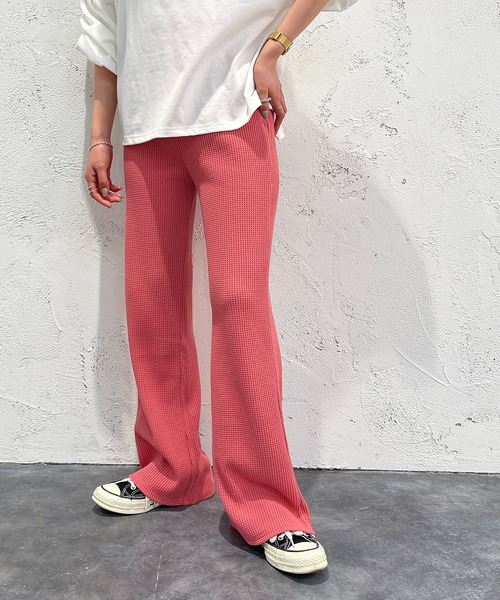 apres jour mignon（アプレジュールミニョン）の「ワッフルカラーパンツ【ZOZOTOWN限定アイテム】（その他パンツ・レディース・オレンジ/グリーン/イエロー/ピンク・SMALL/X-LARGE/MEDIUM）」の18枚目の写真