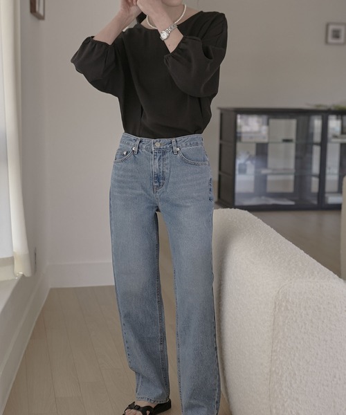 MUYMONA(ムイモナ)の「【MUYMONA】【2022SS】Linen boatneck blouse mmw22s025(シャツ/ブラウス・レディース・ホワイト/ブラック/イエロー・FREE)」の15枚目の写真