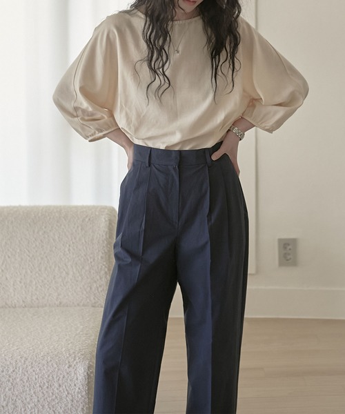 MUYMONA(ムイモナ)の「【MUYMONA】【2022SS】Linen boatneck blouse mmw22s025(シャツ/ブラウス・レディース・ホワイト/ブラック/イエロー・FREE)」の19枚目の写真