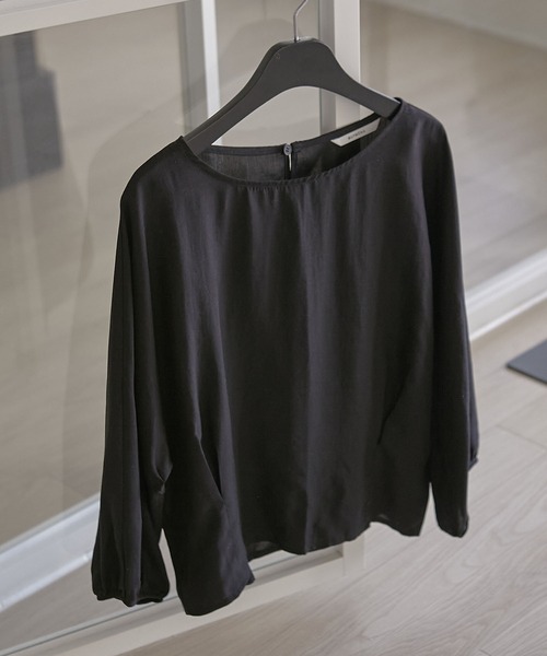 MUYMONA(ムイモナ)の「【MUYMONA】【2022SS】Linen boatneck blouse mmw22s025(シャツ/ブラウス・レディース・ホワイト/ブラック/イエロー・FREE)」の17枚目の写真