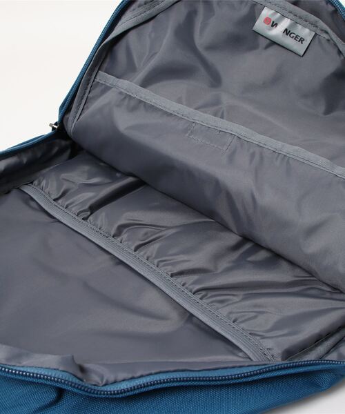 VICTORINOX(ビクトリノックス)の「【WENGER】ウェンガー Wenger BTS 2020, Crango 16" Laptop Backpack, Teal ( R ) 610199(バックパック/リュック・メンズ・ブラック/ブルー・FREE)」の7枚目の写真