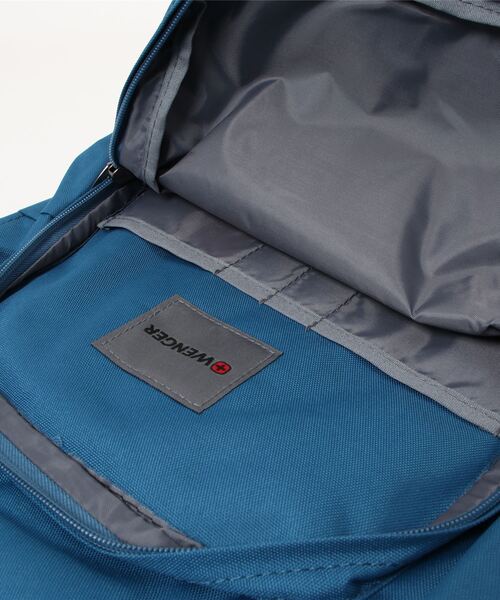 VICTORINOX(ビクトリノックス)の「【WENGER】ウェンガー Wenger BTS 2020, Crango 16" Laptop Backpack, Teal ( R ) 610199(バックパック/リュック・メンズ・ブラック/ブルー・FREE)」の5枚目の写真