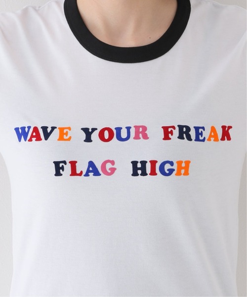 JOINT WORKS(ジョイントワークス)の「【GOOD MORNING KEITH/グッドモーニングキース】WAVE YOUR FREAK FLAG(Tシャツ/カットソー・レディース・ホワイト・X-SMALL)」の11枚目の写真