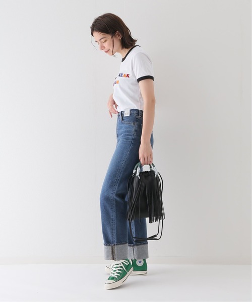 JOINT WORKS(ジョイントワークス)の「【GOOD MORNING KEITH/グッドモーニングキース】WAVE YOUR FREAK FLAG(Tシャツ/カットソー・レディース・ホワイト・X-SMALL)」の3枚目の写真