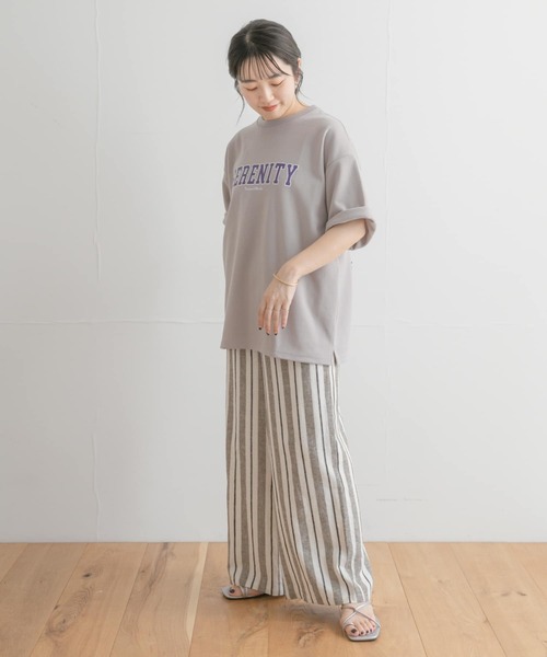 ITEMS URBANRESEARCH（アイテムズ アーバンリサーチ）の「ロゴプリント Tシャツ（Tシャツ/カットソー・メンズ・グレー/ベージュ/ホワイト・LARGE/MEDIUM）」の19枚目の写真