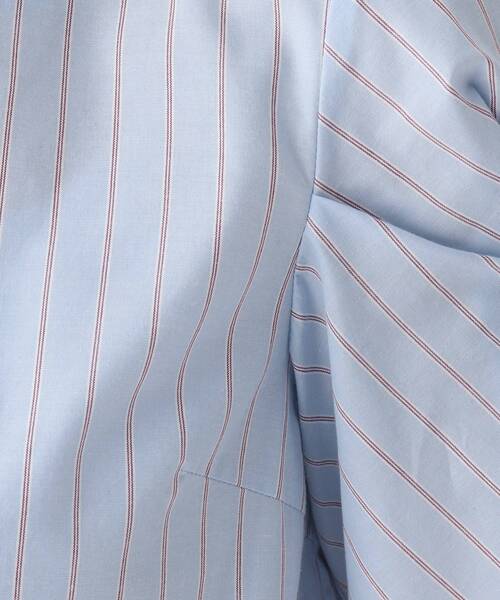 OPAQUE.CLIP（オペークドットクリップ）の「◆タックデザインスリーブブラウス【マルチファンクション/WEB限定サイズ】（シャツ/ブラウス・レディース・ブラック/レンガ/グリーン系その他4/ホワイト系/ブルー系7・40/38/42/36）」の9枚目の写真