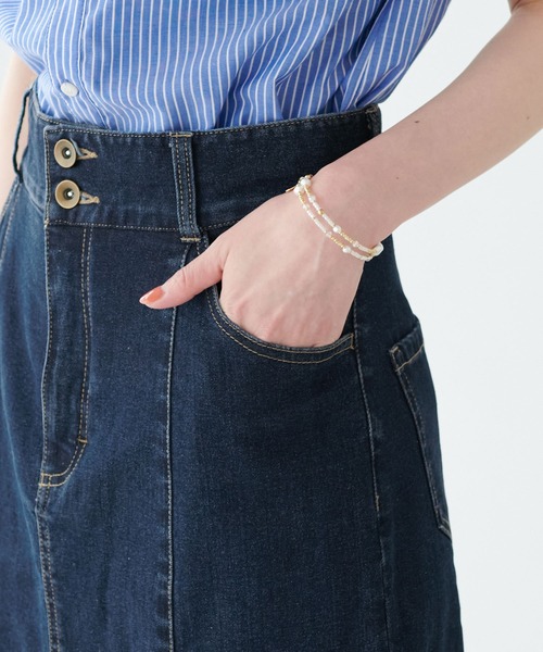 ROPE' PICNIC（ロペピクニック）の「Denimマーメイドスカート（デニムスカート・レディース・ブラック/ネイビー・36/38）」の3枚目の写真