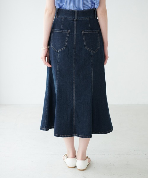 ROPE' PICNIC（ロペピクニック）の「Denimマーメイドスカート（デニムスカート・レディース・ブラック/ネイビー・36/38）」の10枚目の写真