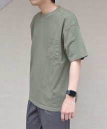 【SHIPS any別注】LA APPAREL: ヘビーウェイト 半袖 Tシャツ◇