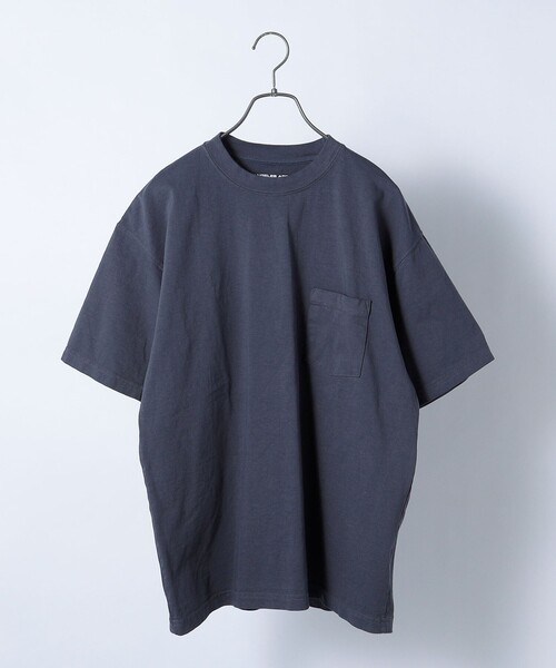 LOS ANGELES APPAREL(ロサンゼルスアパレル)の「【SHIPS any別注】LA APPAREL: ヘビーウェイト 半袖 Tシャツ◇(Tシャツ/カットソー・メンズ・ホワイト/ライトブルー/ブラック/ネイビー/レッド/オリーブ/ライトグレー/クリーム/ダークブルー/ダークグレー・SMALL/MEDIUM/LARGE/X-LARGE)」の5枚目の写真