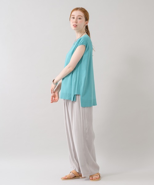 Dignite collier（ディニテコリエ）の「Dignite collier スリーブレスプルオーバー（Tシャツ/カットソー・レディース・ブラック/ブルー/ピンク・FREE）」の17枚目の写真