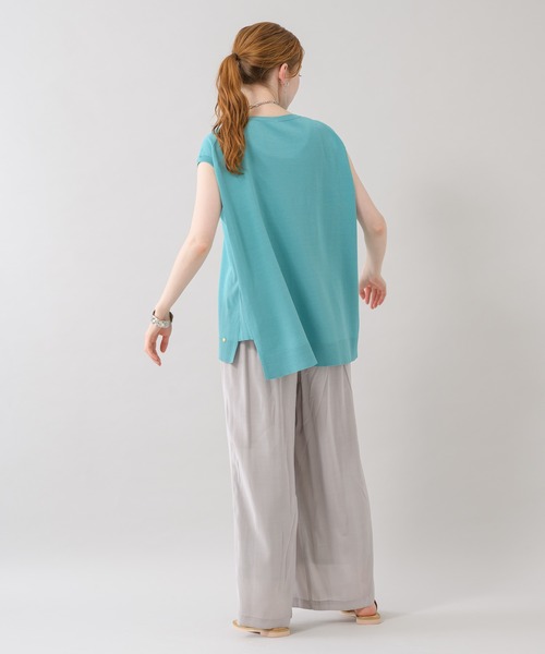 Dignite collier（ディニテコリエ）の「Dignite collier スリーブレスプルオーバー（Tシャツ/カットソー・レディース・ブラック/ブルー/ピンク・FREE）」の19枚目の写真