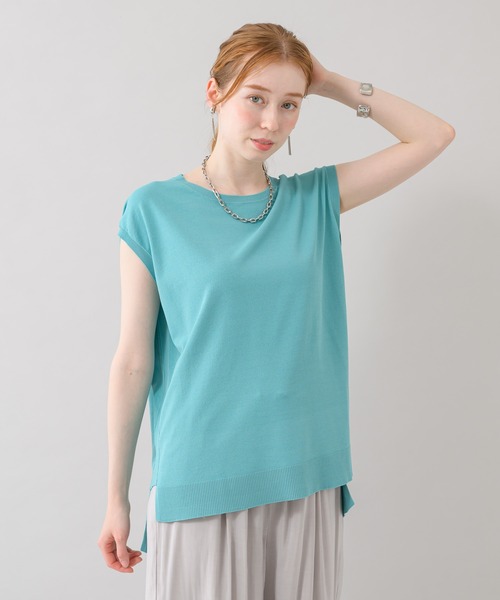 Dignite collier（ディニテコリエ）の「Dignite collier スリーブレスプルオーバー（Tシャツ/カットソー・レディース・ブラック/ブルー/ピンク・FREE）」の21枚目の写真