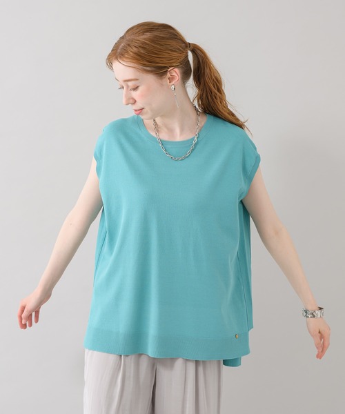 Dignite collier（ディニテコリエ）の「Dignite collier スリーブレスプルオーバー（Tシャツ/カットソー・レディース・ブラック/ブルー/ピンク・FREE）」の22枚目の写真