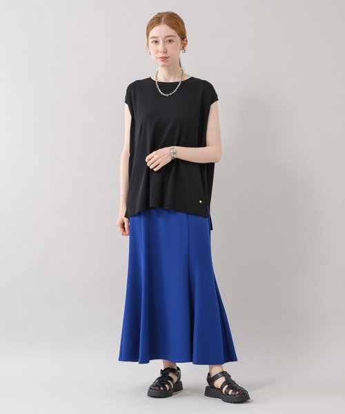 Dignite collier（ディニテコリエ）の「Dignite collier スリーブレスプルオーバー（Tシャツ/カットソー・レディース・ブラック/ブルー/ピンク・FREE）」の10枚目の写真