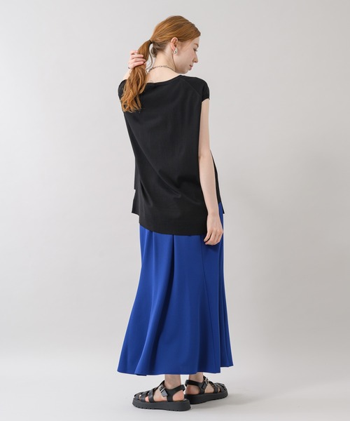 Dignite collier（ディニテコリエ）の「Dignite collier スリーブレスプルオーバー（Tシャツ/カットソー・レディース・ブラック/ブルー/ピンク・FREE）」の12枚目の写真