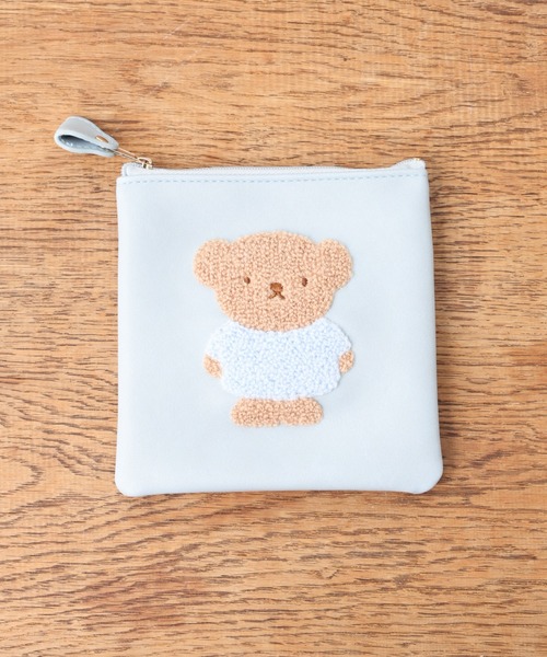 Miffy（ ミッフィー）の「miffy スクエアポーチ（ポーチ・レディース・ホワイト/ブラウン/マルチ・フリー）」の13枚目の写真